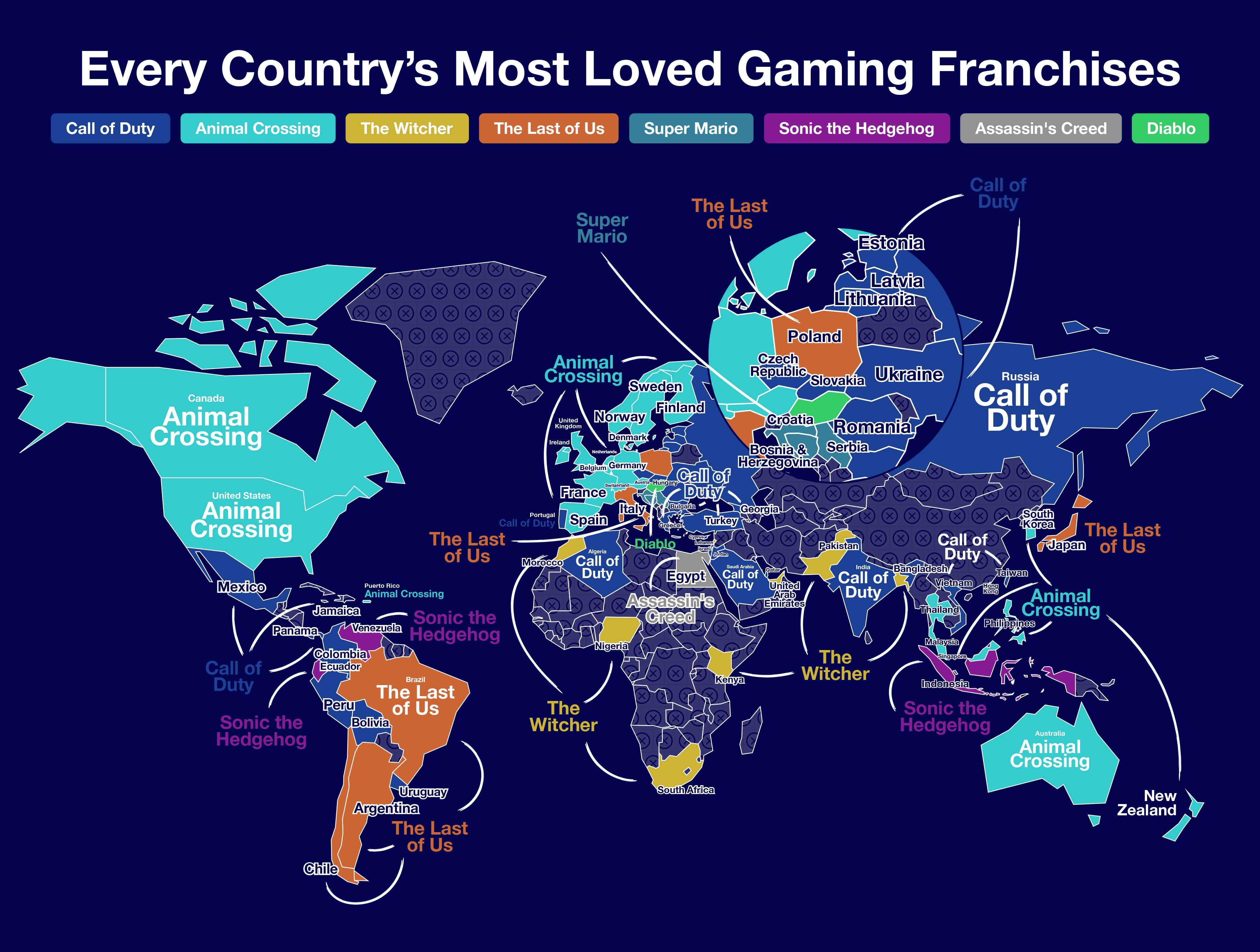 Every Country’s Favorite Gaming Franchise