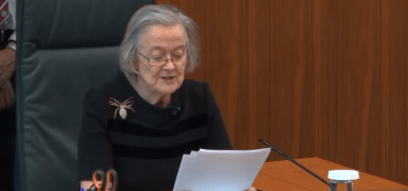 Baroness Brenda Hale, Spinnenbrosche